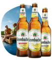 Abbildung Krombacher Radler, Radler Alkoholfrei, Radler Zuckerfrei.
