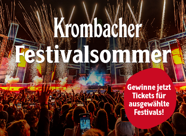 Wacken Logo auf vor einem Festival Motiv